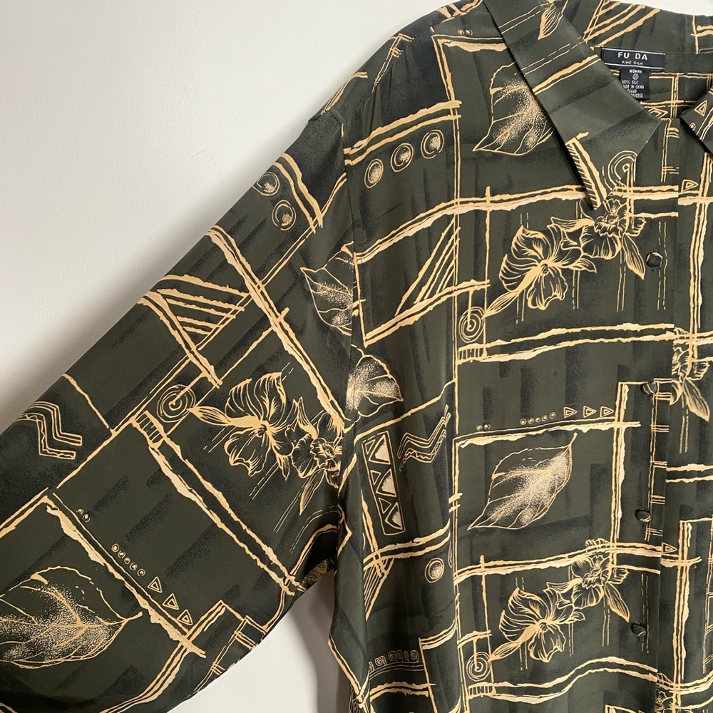 Silk button up - Picture 8 of 8